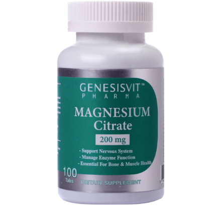 Genesisvit Pharma Magnesium Citrate, 200 mg, 100 tabs