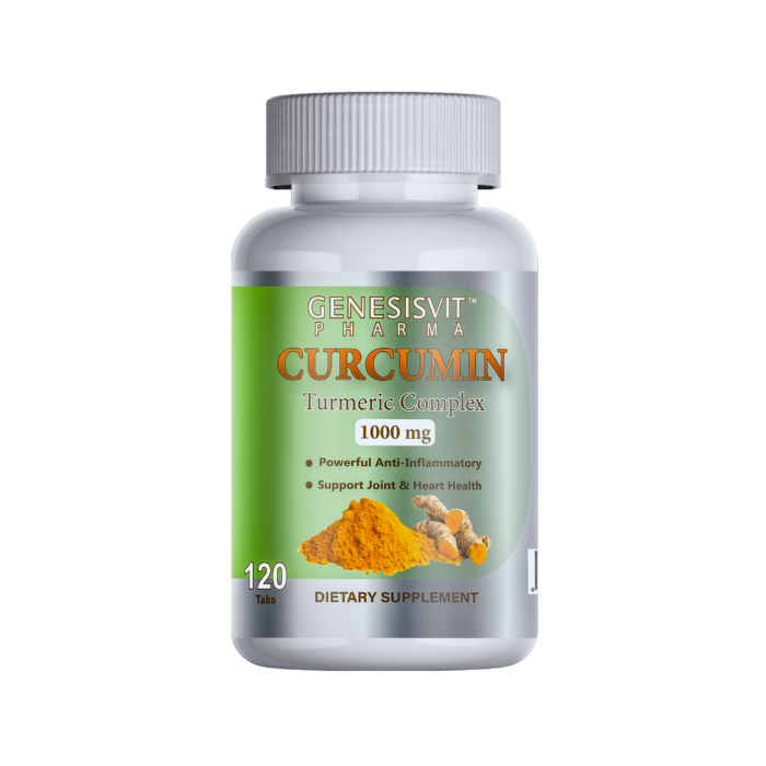 Genesisvit Pharma Turmeric Curcumin Complex 1000 mg, 120 tabs