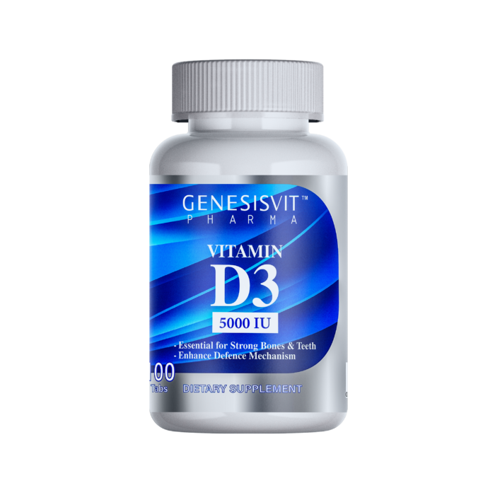 Genesisvit Vitamin D3 5000 IU, 100 tabs