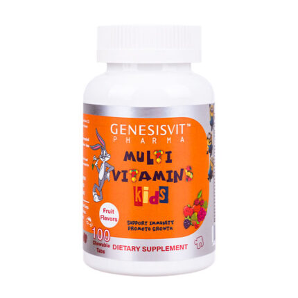 Genesisvit Pharma Chewable Multivitamins for Kids, 100 tabs with fruit flavors