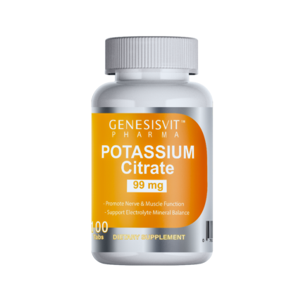 Genesisvit Pharma Potassium Citrate, 99 mg, 100 tabs