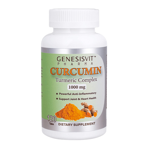 Genesisvit Pharma Turmeric Curcumin Complex 1000 mg, 120 tabs