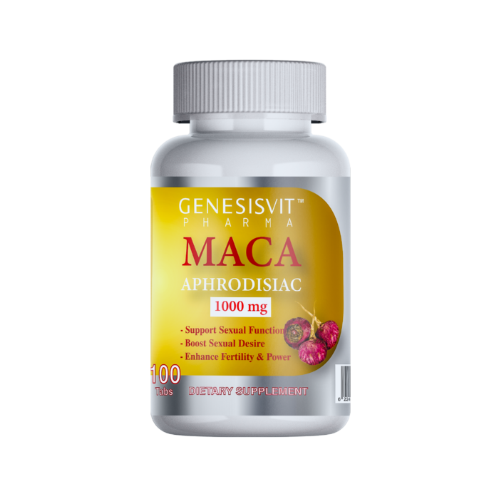 Genesisvit Pharma Maca Aphrodisiac, 1000 mg, 100 tabs