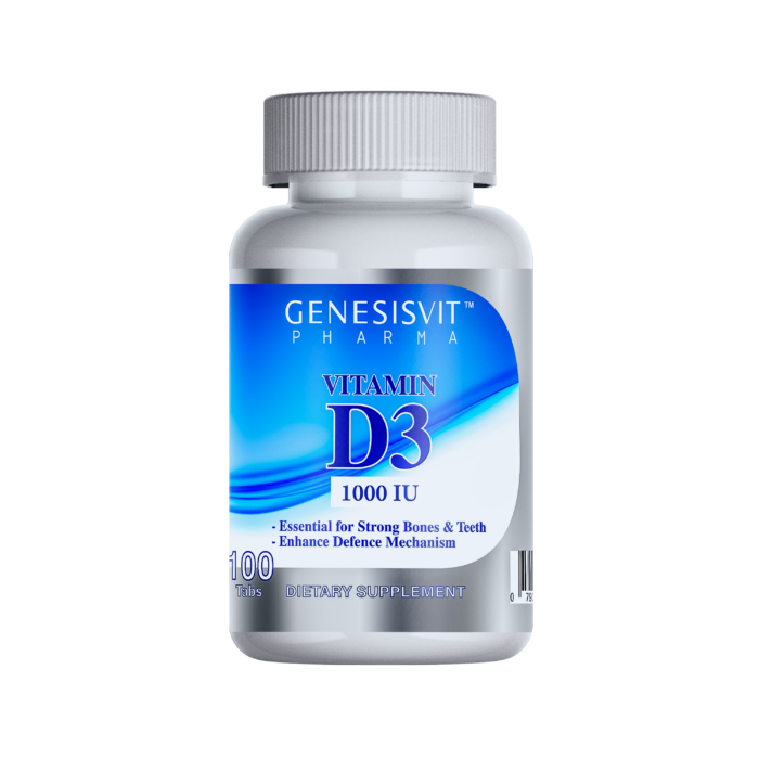 Genesisvit Pharma Vitamin D3 1000 IU,100 tabs