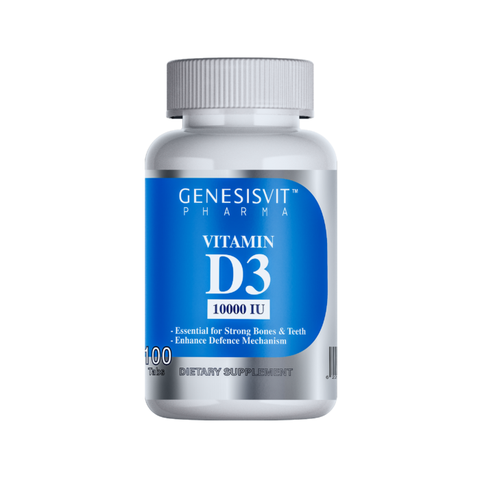 Genesisvit Pharma Vitamin D3 10,000 IU, 100 Tabs