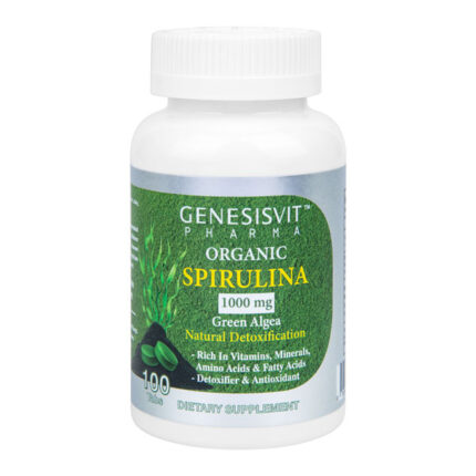 Genesisvit Pharma Organic Spirulina, 1000 mg, 100 tabs