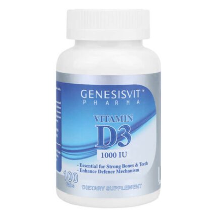 Genesisvit Pharma Vitamin D3 1000 IU,100 tabs