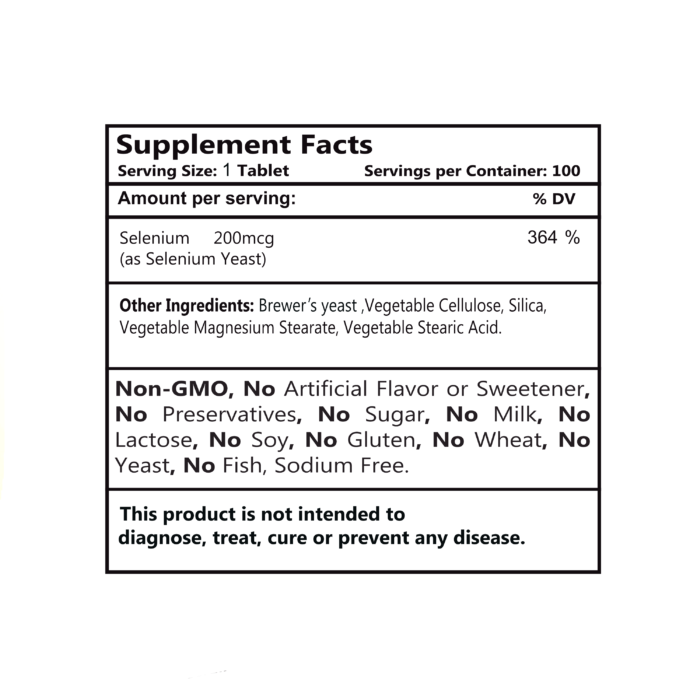 Genesisvit Pharma Selenium 200mcg,100 tab - Image 4