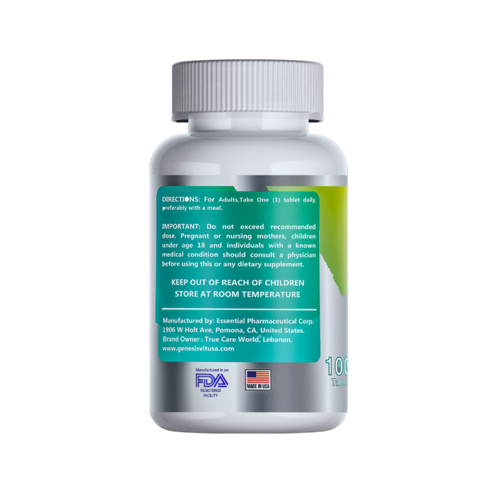 Genesisvit Pharma Selenium 200mcg,100 tab - Image 2