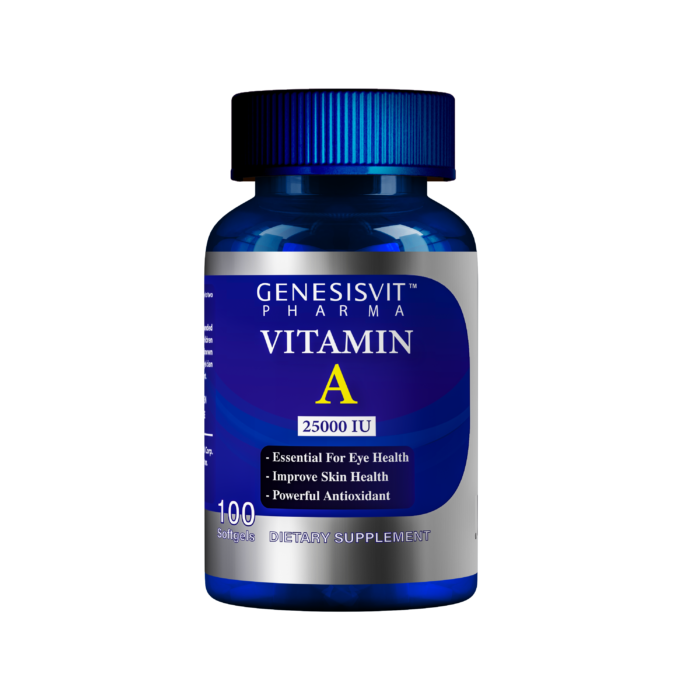 Genesisvit Pharma Vitamin A 25000 IU, 100 caps