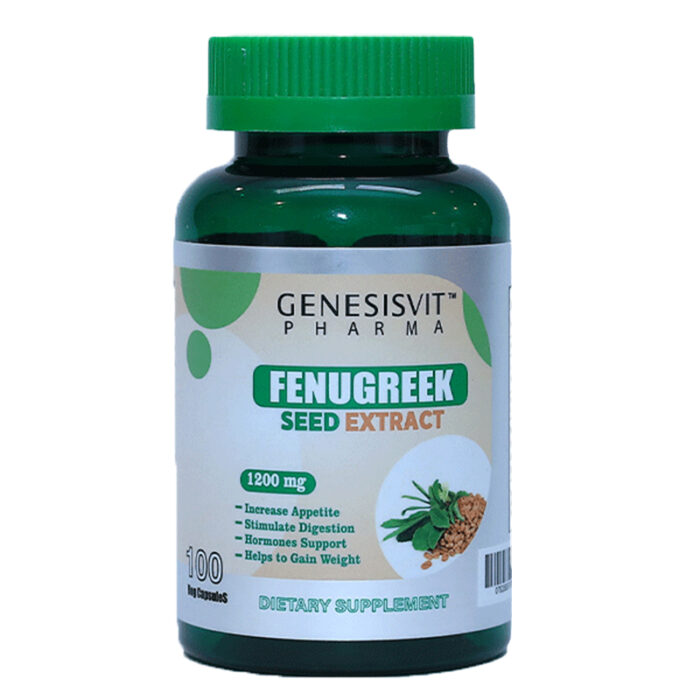 Genesisvit Pharma, Fenugreek, Seed Extract 1200 mg,100 Veg Cap