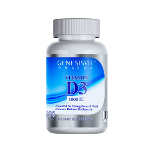 Genesisvit Pharma Vitamin D3 1000 IU,100 tabs