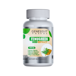 Genesisvit Pharma, Fenugreek, Seed Extract 1200 mg,100 Veg Cap