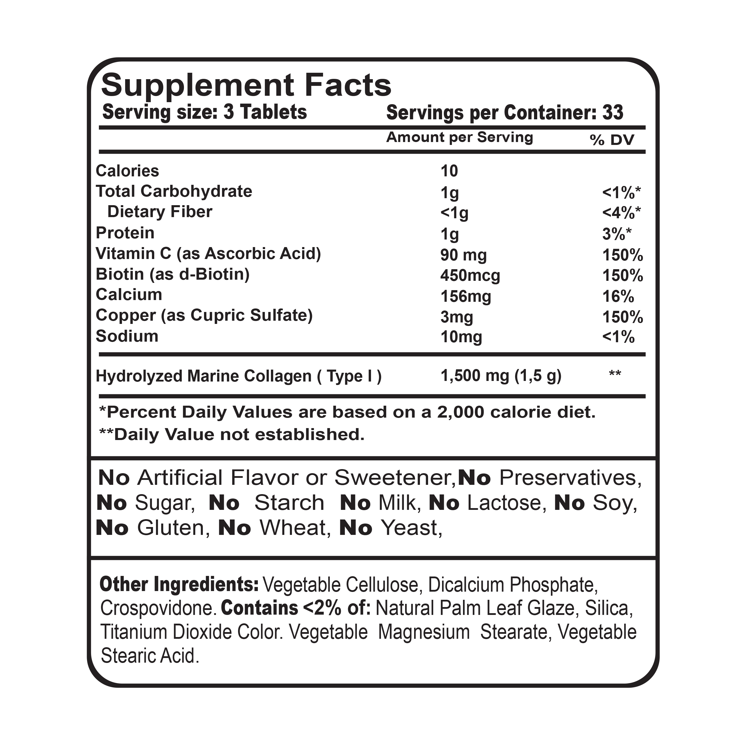 COLLAGEN ADVANCED + VITAMIN C & BIOTIN 100 FILM COATED TABLETS - USA - Image 3