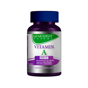 Genesisvit Pharma Vitamin A, 8000 IU 100 caps