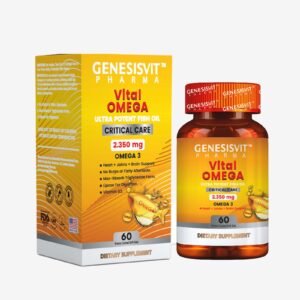 VITAL OMEGA  ULTRA POTENT FISH OIL CRITICAL CARE 2350MG OMEGA 3 60 ENTERIC COATED SOFT GELS -USA